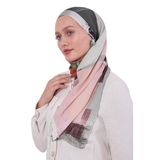 Çikolata Kahve Karışık Desen Pamuk Eşarp