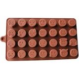 Çikolata Kalıbı - Silikon - Karışık Emoji (Sck-43)