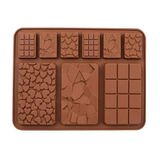 Çikolata Kalıbı - Silikon - Karışık Tablet