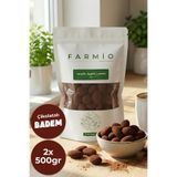 Çikolata Kaplı Badem 1kg - Sütlü Çikolatalı Badem Draje - 2x500gr