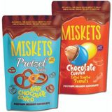 Çikolata Kaplı Pretzel 80 gr & Tuzlu Yer Fıstıklı Sütlü Çikolata Kaplamalı Renkli Draje 120 gr