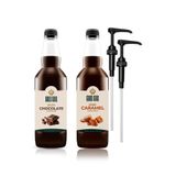 Çikolata & Karamel Aromalı Kahve & Meyve Şurubu 2 x 700 ml.