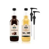 Çikolata & Vanilya Aromalı Kahve & Meyve Şurubu 2 x 700 ml.