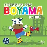 ÇİKOLATA YAYINEVİ- Etkinliklere Göre Boyama Kitabı - Yeşil (3 - 5 Yaş)