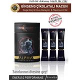 Çikolatalı Ginseng Atom Güç Alpha Kuantum Premium Bitkisel Macun Saşet (12 ADETX12 Gr) - 1 Paket