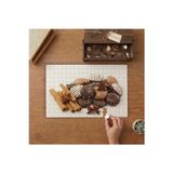 Çikolatalı Kurabiyeler - Çubuk Tarçın Tasarımı 240 Parça Ahşap Puzzle Ahşap Kutuda MP01674