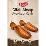 Cilalı Ahşap Ayakkabı Kalıbı - XL (45 - 46)