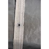 Cildam Saraciye Çadır Branda 3 Metre Enli Su Geçirmez Gri Branda 165GR/M2 Şerit Kolonlu - 3 M X 17 M