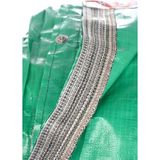 Cildam Saraciye Çadır Branda 3 Metre Enli Su Geçirmez Yesil Branda 165GR/M2 Şerit Kolonlu - 3 M X 15 M - Yeşil