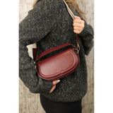 Çildan Womens Çift Saplı El Kol ve Omuz Çantası - Bordo