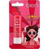 Çilek Aromalı Lip Balm - Shea Yağı ve E Vitaminli Onarıcı, Yoğun Nemlendirici Dudak Bakım Kremi