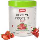 Çilek Aromalı Vegan Bezelye Proteini Tozu 400 gr -%83 Protein Içerir Pae Protein Powder Strawberry - Standart