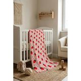 Çilek Desenli Soft Touch Termal Bebek Battaniyesi Cbt0008 Renkli 100 X 150