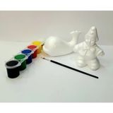 Çilek Home Avm Çilekhomeavm Kopük Boyama -Palyaço ve Balina Kopük- 6 Lı Akrilik Boya ve Fırça Boyama Seti H5RT674 - Renkli
