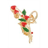 Çilek Metal Mandal Toka 11 cm