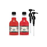 Çilek & Nar Aromalı Kahve & Meyve Şurubu 2 x 300 ml.