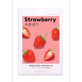 Çilek Özlü Aydınlık ve Canlı Görünüm Sunan Yaprak Maske MISHA Airy Fit Sheet Mask (Strawberry)