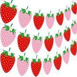 Çilek Parti Afişleri Çilek Doğum Günü Dekorasyonu 4 Adet Berry Tatlı Parti Afişleri Berry İlk Parti Kesim Süslemeleri Meyve Temalı Bebek Duş Malzemeleri