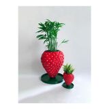 Çilek Saksı - 15cm - Bioplastik - Alvina Atölye