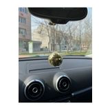 ÇİLEKHOMEAVM Disko Topu Dikiz Aynası Süsü - 6 Cm - Araba Süsü GOLD renk