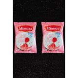 Çilekli Süt Milkshake Sıcak Içiniz Kış ve Meyve Çayı Kafe İçecekleri 2 Adet 400 gr - 250 gr