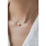 cilekwho ALTIN KAPLAMA ZİNCİR TEKLİ İNCİ CHOKER KOLYE