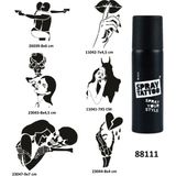 Çılgın Aşklar Spray Tattoo Geçici Dövme Yapma Seti Sprey Dövme Kiti