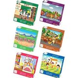 Çılgın Zeka 3 - 7 Yaş Eğlenceli Tasarımlı 40 Parça Mini Puzzle Seti Sevilen Desenler