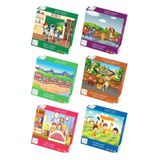 Çılgın Zeka 3 - 7 Yaş Puzzle Seti 40 Parça Mini Puzzle Seti SEVİLEN SET