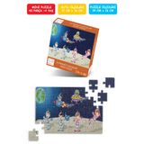 Çılgın Zeka Astronot Çocuklar Mini Puzzle 40 Parça 3 4 yaş çocuk puzzle ve yapboz 5 - 6 yaş çocuk puzzle