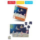 Çılgın Zeka Astronot Çocuklar Mini Puzzle 40 Parça 3-7 Yaş Çocuk Puzzle Yapboz