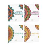 Çılgın Zeka Büyükler İçin Boyama Kitabı Seti Yetişkinler İçin Mandala Boyama Kitabı Seti