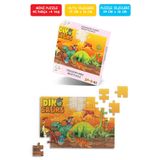 Çılgın Zeka Dinozor Parkı Mini Puzzle 40 Parça 3-7 Yaş Çocuk Puzzle Yapboz