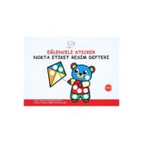Çılgın Zeka Eğlenceli Sticker Nokta Etiket Defteri Okul Öncesi Defter Okul Öncesi Etkinlik Kitapları