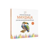 Çılgın Zeka Hayvan Figürleri Mandala Çocuklar İçin Mandala Boyama Kitabı