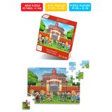 Çılgın Zeka Okul Bahçesi Mini Puzzle 40 Parça 3 4 yaş çocuk puzzle ve yapboz 5 - 6 yaş çocuk puzzle ve yapboz