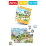 Çılgın Zeka Oyun Parkı Mini Puzzle 40 Parça 3-7 Yaş Çocuk Puzzle Yapboz