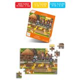 Çılgın Zeka Safari Gezisi Mini Puzzle 40 Parça 3-7 Yaş Çocuk Puzzle Yapboz