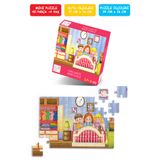 Çılgın Zeka Uyku Saati Mini Puzzle 40 Parça 3 4 yaş çocuk puzzle ve yapboz 5 - 6 yaş çocuk puzzle ve yapboz