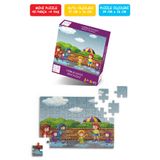 Çılgın Zeka Yağmur Dansı Mini Puzzle 40 Parça 3 4 yaş çocuk puzzle ve yapboz 5 - 6 yaş çocuk puzzle ve yapboz