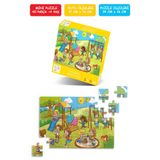Çılgın Zeka Yaz Günü Mini Puzzle 40 Parça 3-7 Yaş Çocuk Puzzle Yapboz