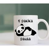 Çılgıntrend 5 Dakika Daha Tasarımlı Kupa Bardak