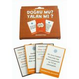 Çılgıntrend Doğru Mu? Yalan Mı? | Eğlenceli Sohbet ve Tahmin Kart Oyunu | Arkadaşlar ve Aile Için Parti Oyunu - standart