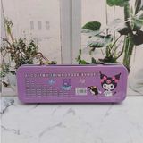 Çılgıntrend Kawaii Sanrio Kuromi Cinnamoroll Pom Pom Purin My Melody Metal Kalemlik Kalem Kutusu
