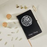 Çılgıntrend Kişiye Özel Besmele Hat Yazılı Deri Kapak Hediyelik Defter