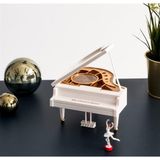 Çılgıntrend Kişiye Özel Dans Eden Balerinli Piyano Müzik Kutusu