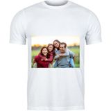 Çılgıntrend Kişiye Özel Fotoğraf Baskılı Tişört - Kendi Fotoğrafınla Beyaz Unisex Tişört - 0-Beyaz