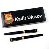 Çılgıntrend Kişiye Özel İsimli Dolma Kalem (İçi Boş) ve Roller Kalem Seti – Şık Kutulu Premium Hediye