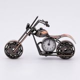 Çılgıntrend Kişiye Özel Metal Motosiklet Tasarımlı Analog Masa Saati - Dekoratif Motorcu Masa Süsü