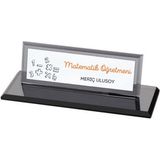 Çılgıntrend Matematik Öğretmenlerine Özel Masa Üstü Kristal Isimlik